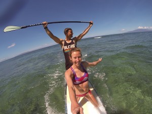 Vegan-Supps Atheten Katie und Gwen in Hawaii